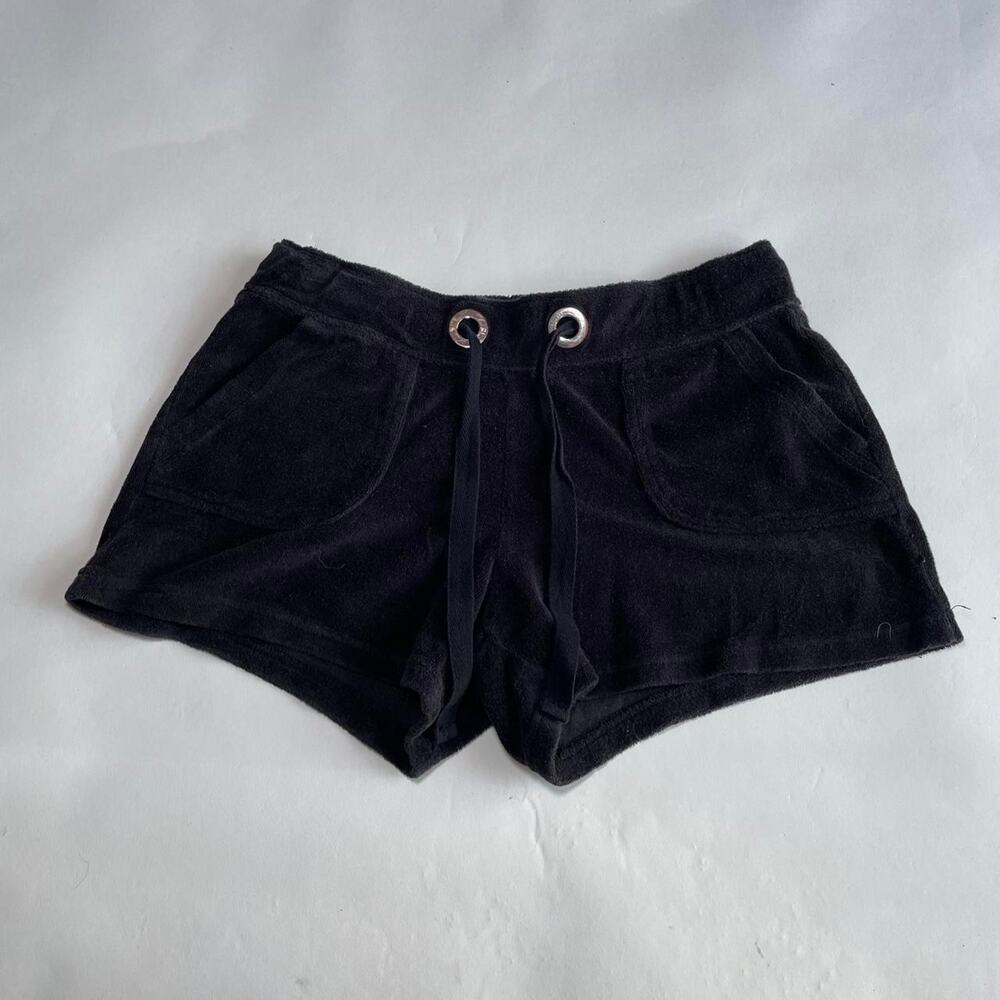 Women's Black Mini Shorts Drawstring Size Small
